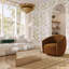 Velvet Swivel Chair-381978660
