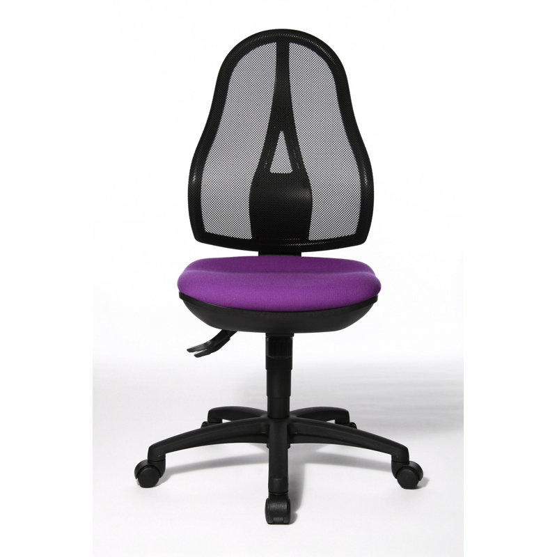 Office Chair with Headrest, Purple