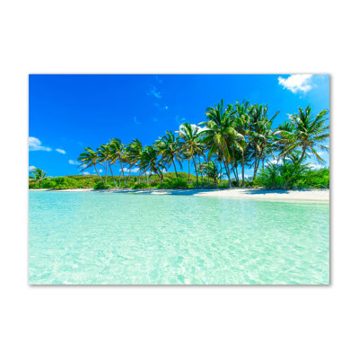 Tropical Beach - Wrapped Canvas Print