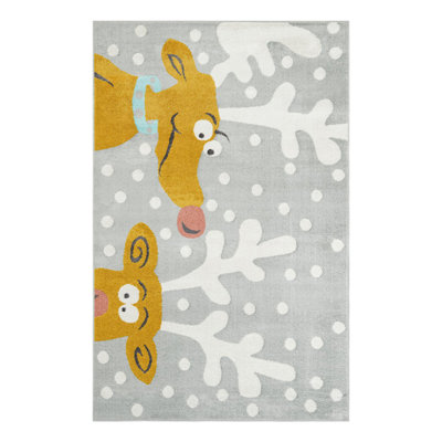 Tapis pour enfant Unique Loom Reindeers Whimsy