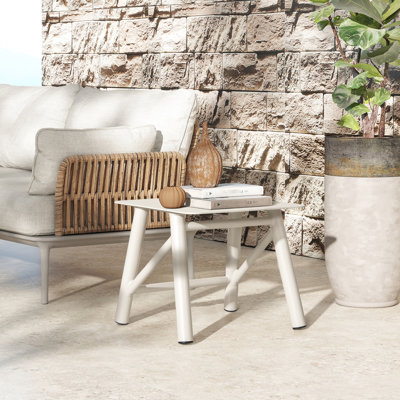 Table basse d'extérieur carrée Atlas