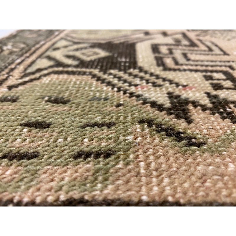 Tapis turc rétro fait à la main 2X3 Anatolian