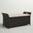 Hunsberger Rattan Storage Bench Patio Bin-1293132888