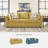 Owlex Upholstered 94'' Sleeper Sofa-97832083