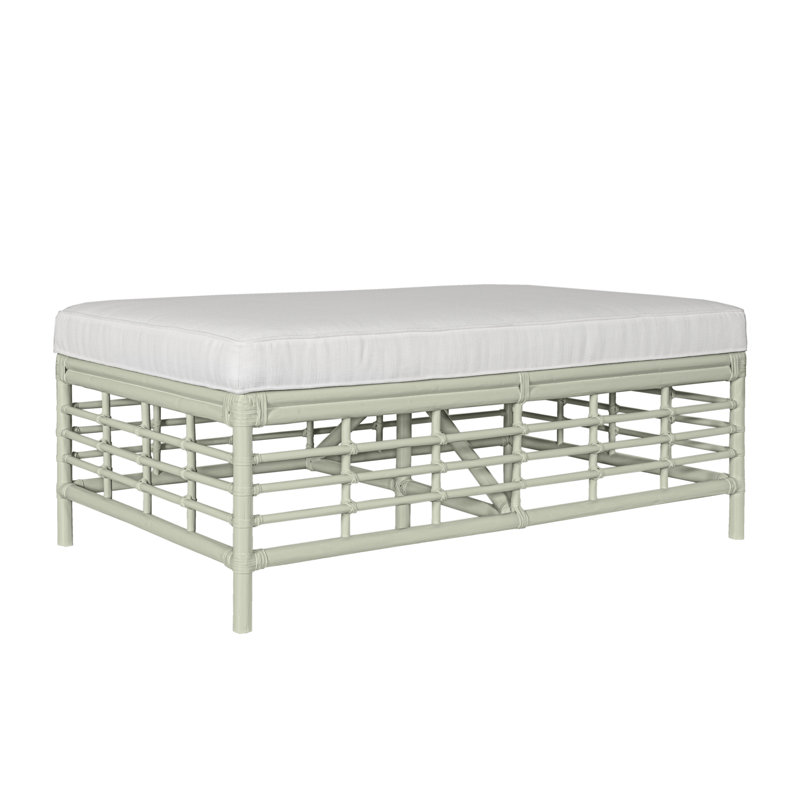 Luna Ottoman, Celery Green