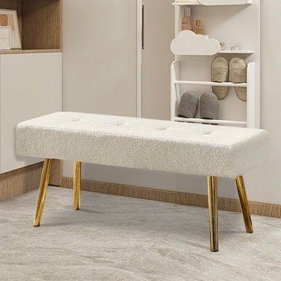 Banc long avec banc et tabouret