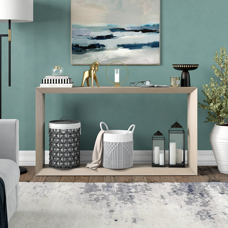 Osmond 55'' Console Table, Alder White
