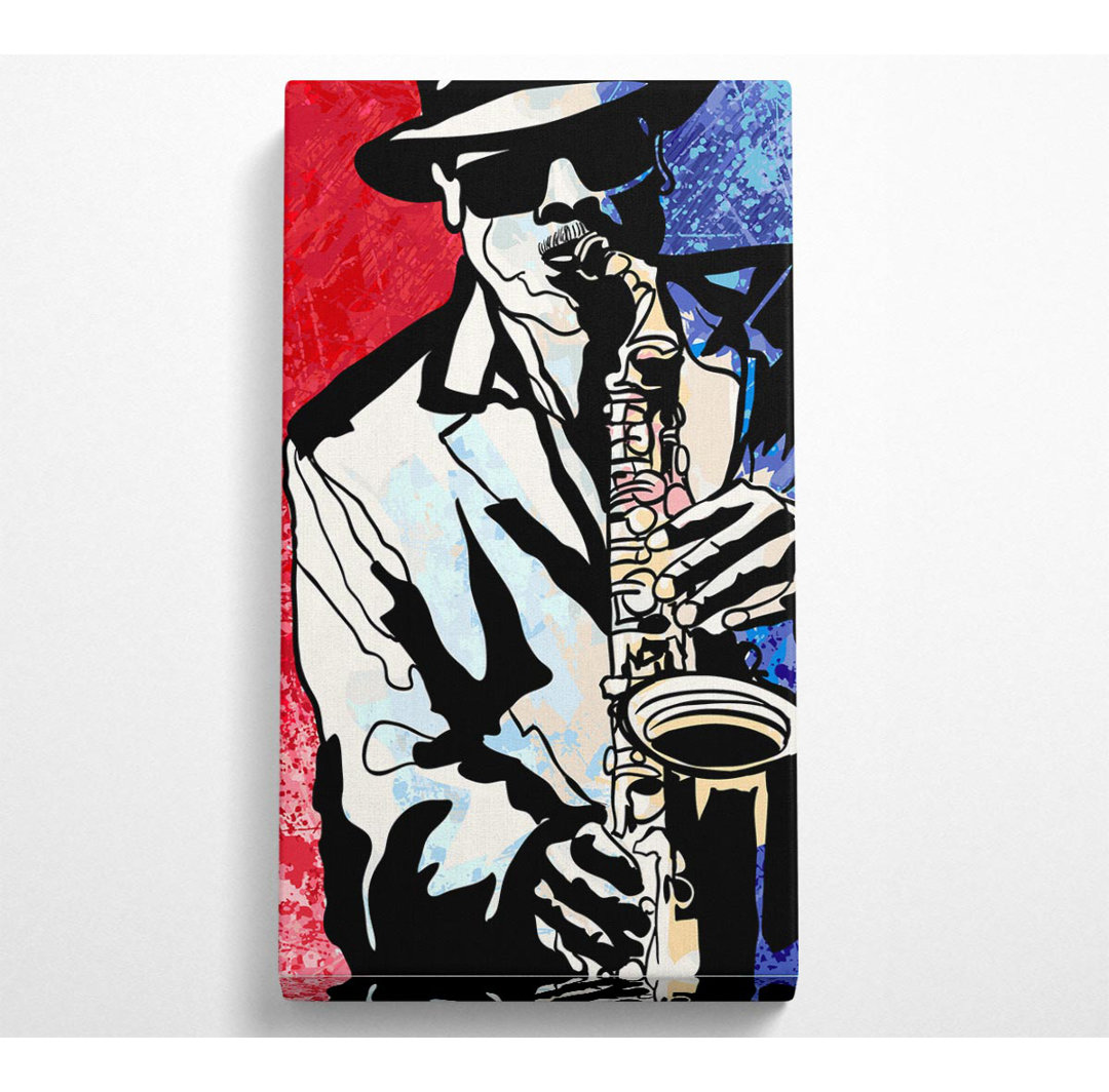 Louna Saxaphone Blues - Kunstdrucke auf Leinwand