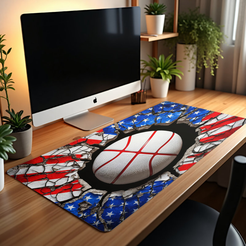 Polyester Desk Pad, 14.4x12.1