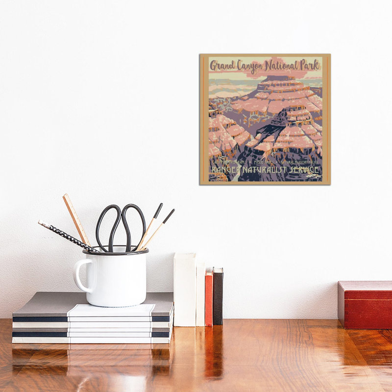 Grand Canyon National Park Graffi 1 Piece Wrapped Canvas Wall Art, 30.48 cm H x 30.48 cm W