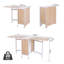 Rezac Extendable Metal Base Dining Table