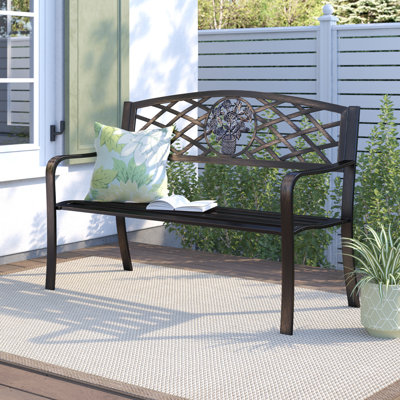 Aamari Rose Insert Steel Bench