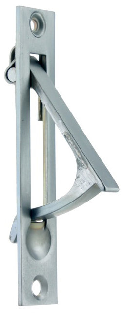 Solid Brass Edge Pull, Satin Chrome