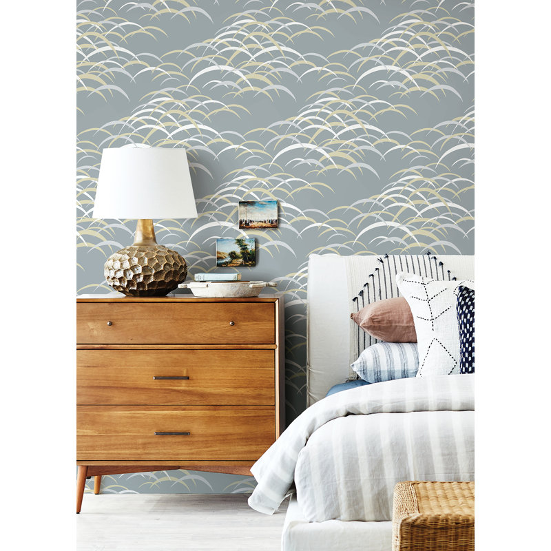 Abstract Wallpaper Roll, Gray