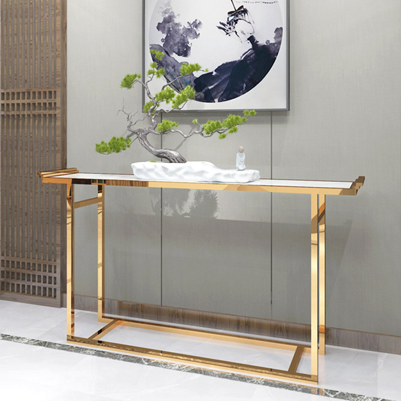 Console de luxe minimaliste et légère., 31.5" H x 59" W x 11.8" D
