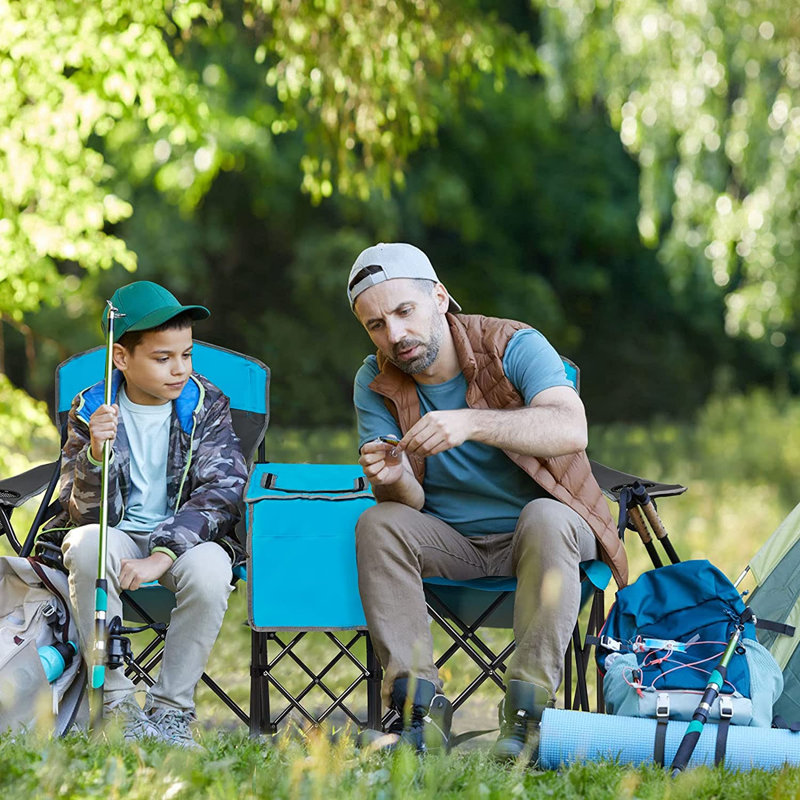 Ariaa Folding Camping Chair, Blue