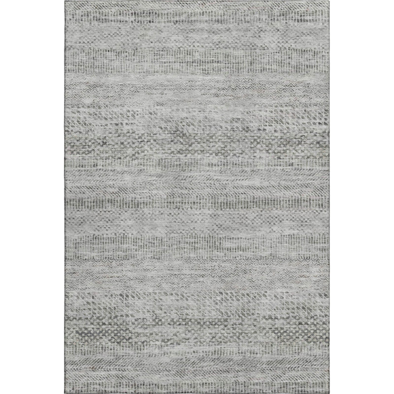 Premium Machine Washable Marasco AMF1634 Stripes Rug, Rectangle 10' x 14'