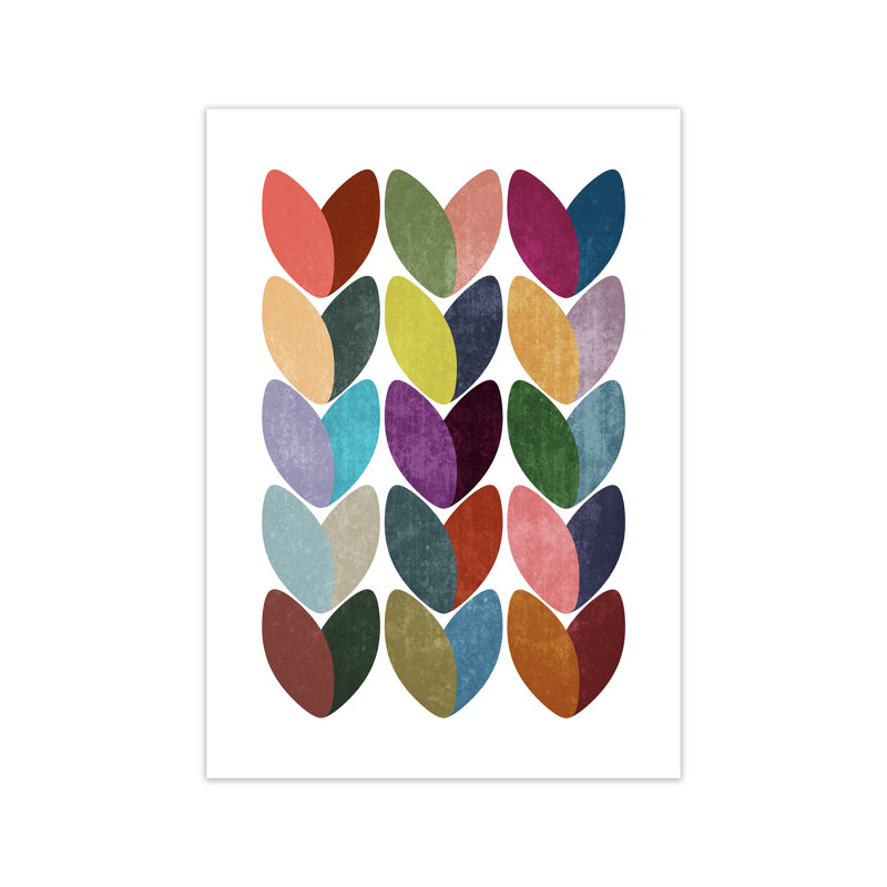 Scandinavian Hearts A - Print, No Frame, 30cm H x 21cm W x 1cm D