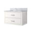 30 po X P 22 po D Meuble-lavabo simple avec comptoir en marbre de Carrare-1952833271