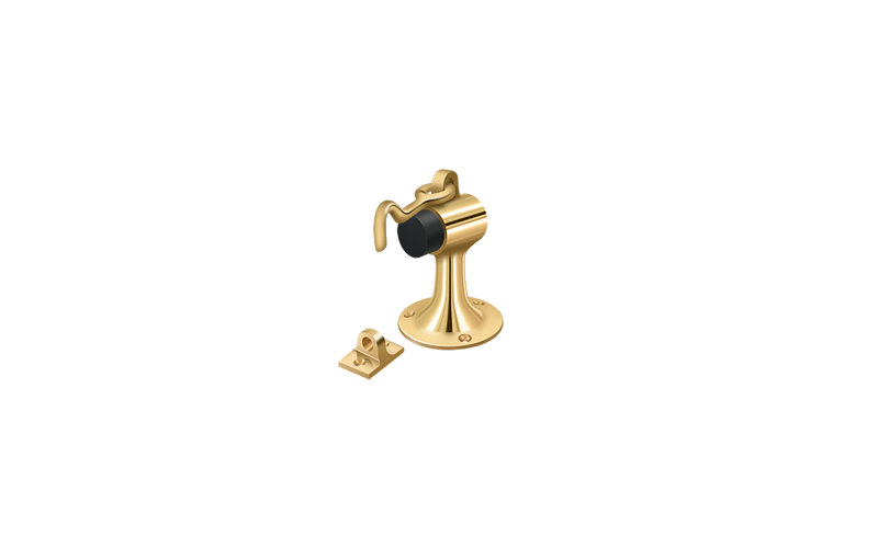 Door Stop, PVD Polished Brass