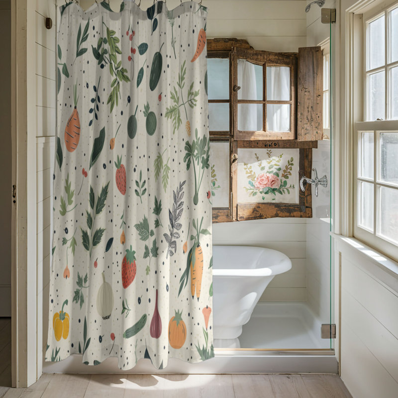 New Kale - Premium Shower Curtain, 74"H x 71"W