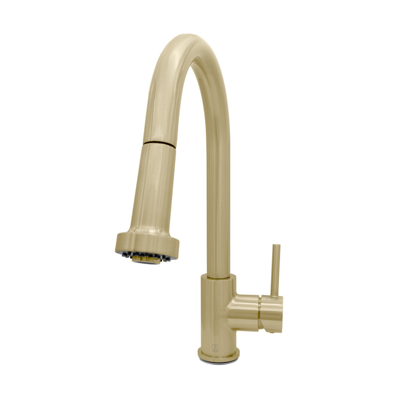 Robinet de cuisine ZLINE Monet en bronze champagne (MON-KF-CB)