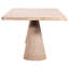 Zaya 108" Rectangular Reclaimed Pine Double Cone Shaped Trestle Base Dining Table