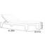 Chaise longue d'extérieur en aluminium-100507086
