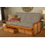 Futon double avec rangement Bridyn avec matelas-1649570048