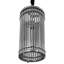 Ricka 1 - Light Silver Lantern Pendant