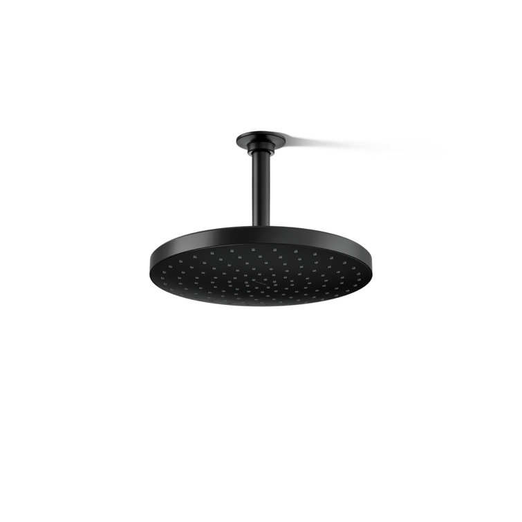 Awaken 10" Single-Function Wall or Ceiling-Mount Round Rainhead