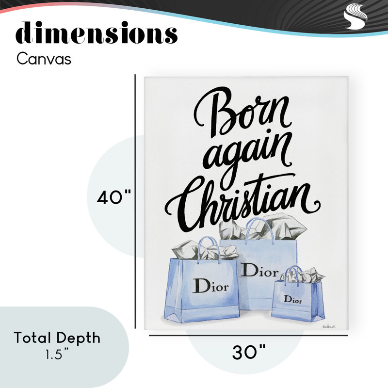 Toile Glam sacs né de nouveau, conception par Amanda Greenwood, H 40 po x l 30 po