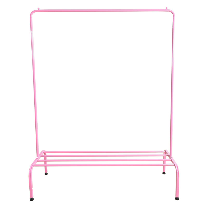 Portant à vêtements en métal Aryabella, Rose