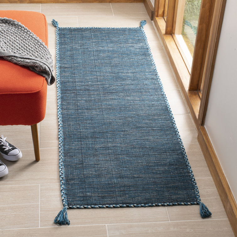 Amaral Hand Woven Cotton Solid Color Rug