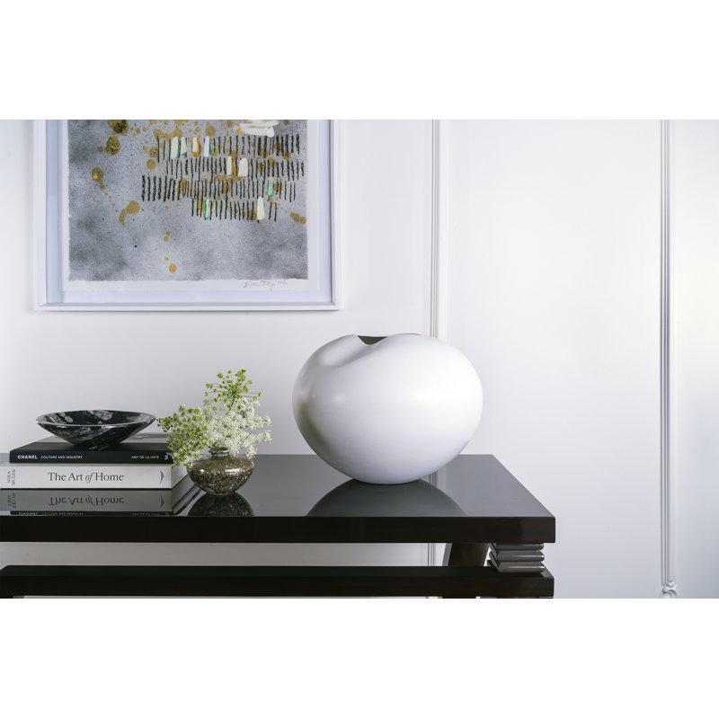 Milan Handmade Ceramic Vase, White