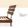 Caden Solid Wood Platform Bed with Adjustable Headboard, Mid-Century Modern