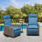 Adjustable Outdoor Recliner Chair With Built-In Table And Weather-Resistant Wicker-2002054850-2002054861