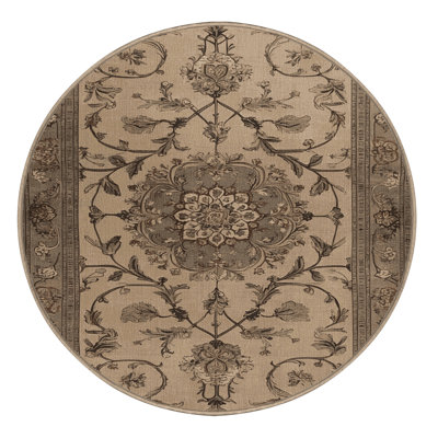Machine Washable Persian Brown Area Rug