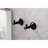 6 Pieces Bathroom Hardware Set Brass Matte Black Wall Mounted Rustproof Scratch Resistant-131994429