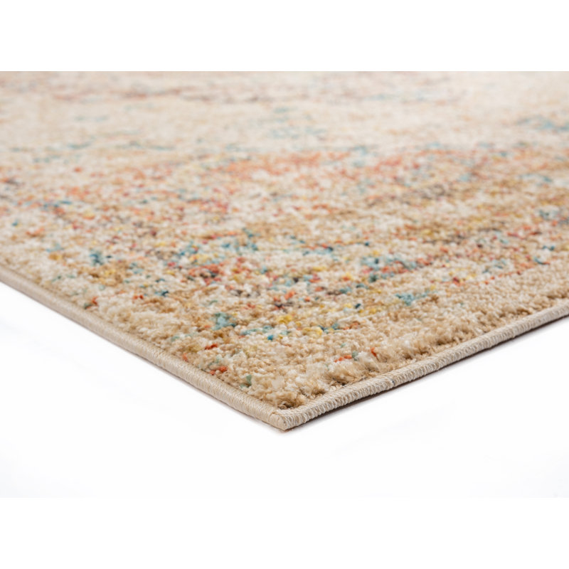 Scofield Synthetic Oriental Indoor Rug, Round 7'10"