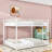 Full Over Full Metal Bunk Bed With Ladder-33455866