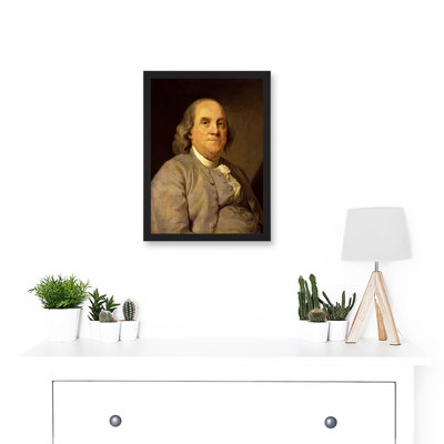 Duplessis Benjamin Franklin Founding Father America - Single Picture Frame Print