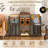 Record Player Stand With Storage For 350+ Albums, Vinyl Record Storage Cabinet