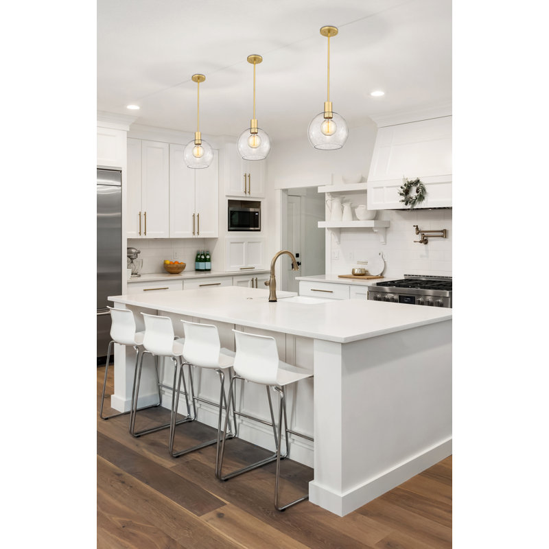 Luminaire suspendu 1 lumière Margo, Vieux laiton