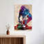 Dynamic Curling Throw Contemporary Wall Art Print 1 Piece Wrapped Canvas Wall Art-1800772316