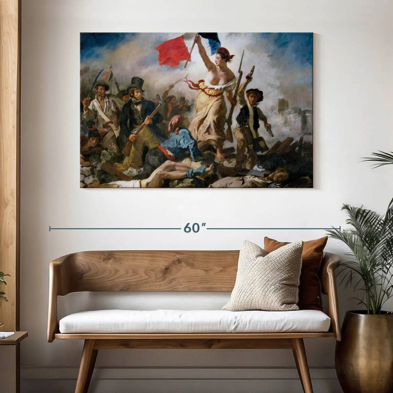 Keiri Liberty guidant les gens, H 32 po x l 48 po