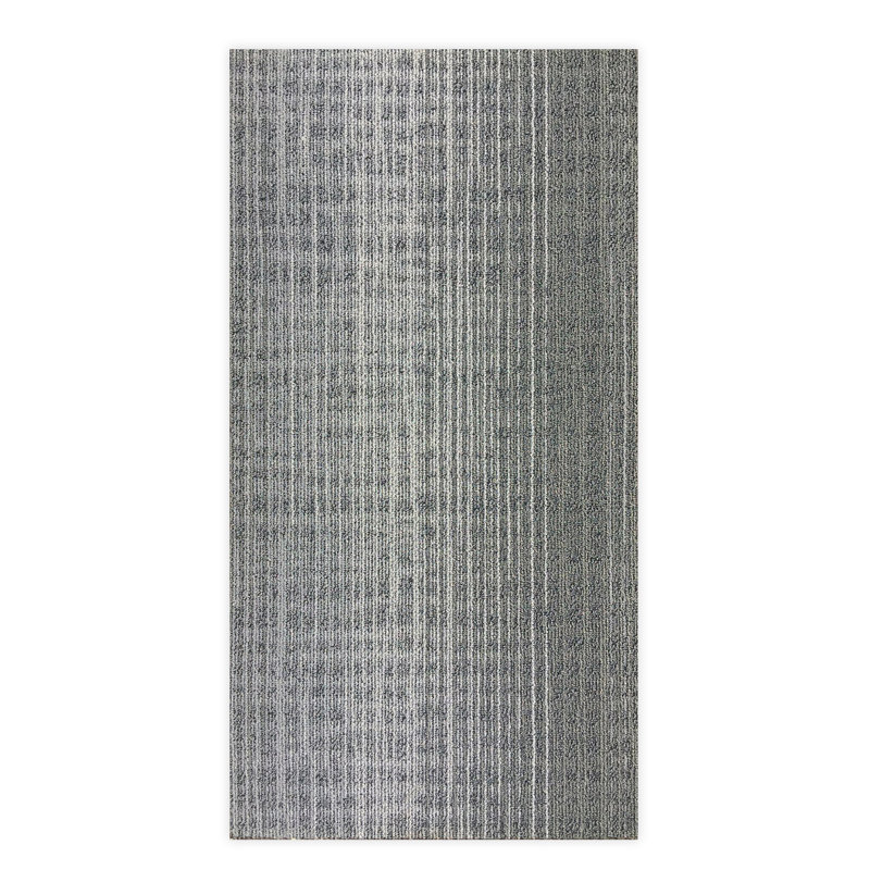 Carreaux de moquette à multi-niveaux 19,7 "x 39,4" Loop, Gris dégradé