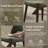 Mason Upholstered Faux Leather Side Dining Chair With Solid Wood Legs -1060085126-1060085120