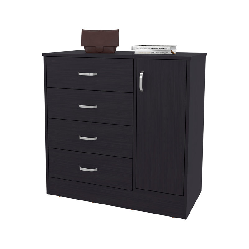 Commode 4 tiroirs avec armoire latérale