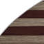 Tapis intérieur / extérieur noir HorizontalStripes-1728419609
